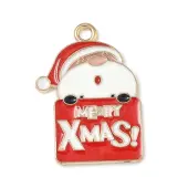 Christmas Alloy Enamel Pendants