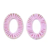 Handmade Raffia Woven Linging Rings
