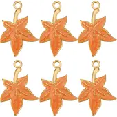 8Pcs 304 Stainless Steel Enamel Pendants