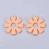 Spray Painted Acrylic Pendants