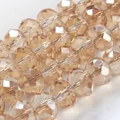 Electroplate Glass Beads Strands