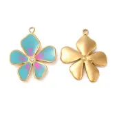 304 Stainless Steel Enamel Pendants