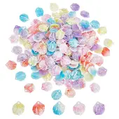 200Pcs 5 Colors Plastic Beads