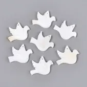 Natural Freshwater Shell Carved Pendants