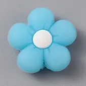 Flower Luminous Silicone Beads