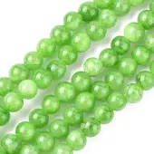 Natural Mashan Jade Round Beads Strands