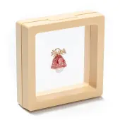 Square Transparent PE Thin Film Suspension Jewelry Display Box