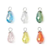 Electroplate Glass Pendants