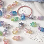 Transparent Acrylic European Beads