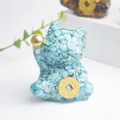 Resin Fortune Cat Display Decoration