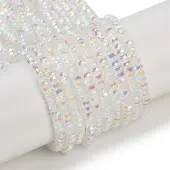 Electroplate Glass Beads Strands