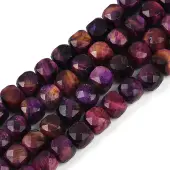 Natural Tiger Eye Dyed Beads Strands