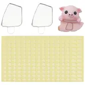 Trapezoid Acrylic Duble Sided Stickers