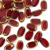 30Pcs Electroplate Glass Beads