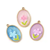 304 Stainless Steel Enamel Pendants