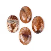 Dyed Natural Fire Agate Cabochons