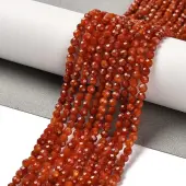 Natural South Red Agate Beads Strands