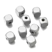 Spray Painted Wooden Beads