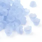 Transparent Acrylic Beads Caps