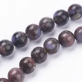 Natural Glaucophane Beads Strands