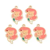 Alloy Enamel Pendants