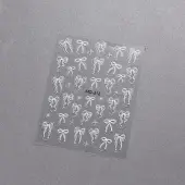 Bowknot Self Adhesive Nail Art Stickers Decals