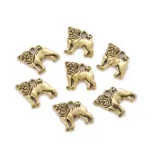 Tibetan Style Alloy Puppy Pendants