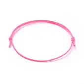 Eco-Friendly Korean Waxed Polyester Cord Bracelet Making