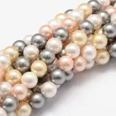 Shell Pearl Bead Strands