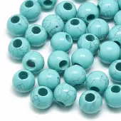 Dyed Synthetic Turquoise Beads