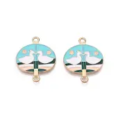 Alloy Enamel Pendants