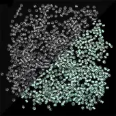 Glow in the Dark Luminous Transparent Glass Round Seed Beads