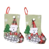 Cloth Hanging Christmas Stocking