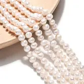 Natural Cultured Freshwater Pearl Beads Strands