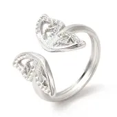 Non-Tarnish 201 Stainless Steel Open Cuff Ring