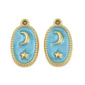 304 Stainless Steel Enamel Pendants