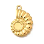 304 Stainless Steel Pendant Cabochon Settings