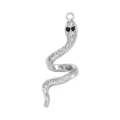 Brass Micro Pave Cubic Zirconia Pendants