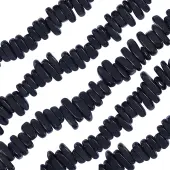 1 Strand Natural Black Stone Beads Strands