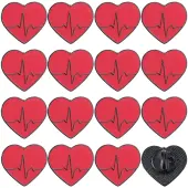 30Pcs Heart Enamel Pin