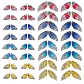 64Pcs 32 Styles Epoxy Resin Pendants