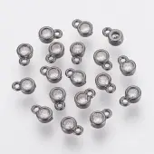 Brass Cubic Zirconia Charms