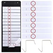 Oxford Cloth Daily Schedule Pocket Chart