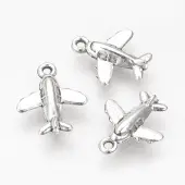 Tibetan Style Alloy Airliner Charms