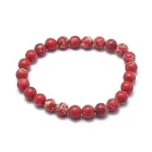Synthetic Regalite Bead Stretch Bracelets