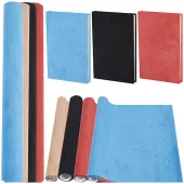 4 Sheets 4 Colors Faux Suede Book Covers