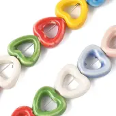 Handmade Porcelain Beads Strands