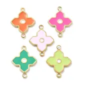 304 Stainless Steel Enamel Connector Charms