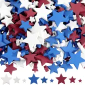 240Pcs Wooden Five-pointed Stars Display Decoration