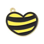 Bees Theme Alloy Enamel Pandants